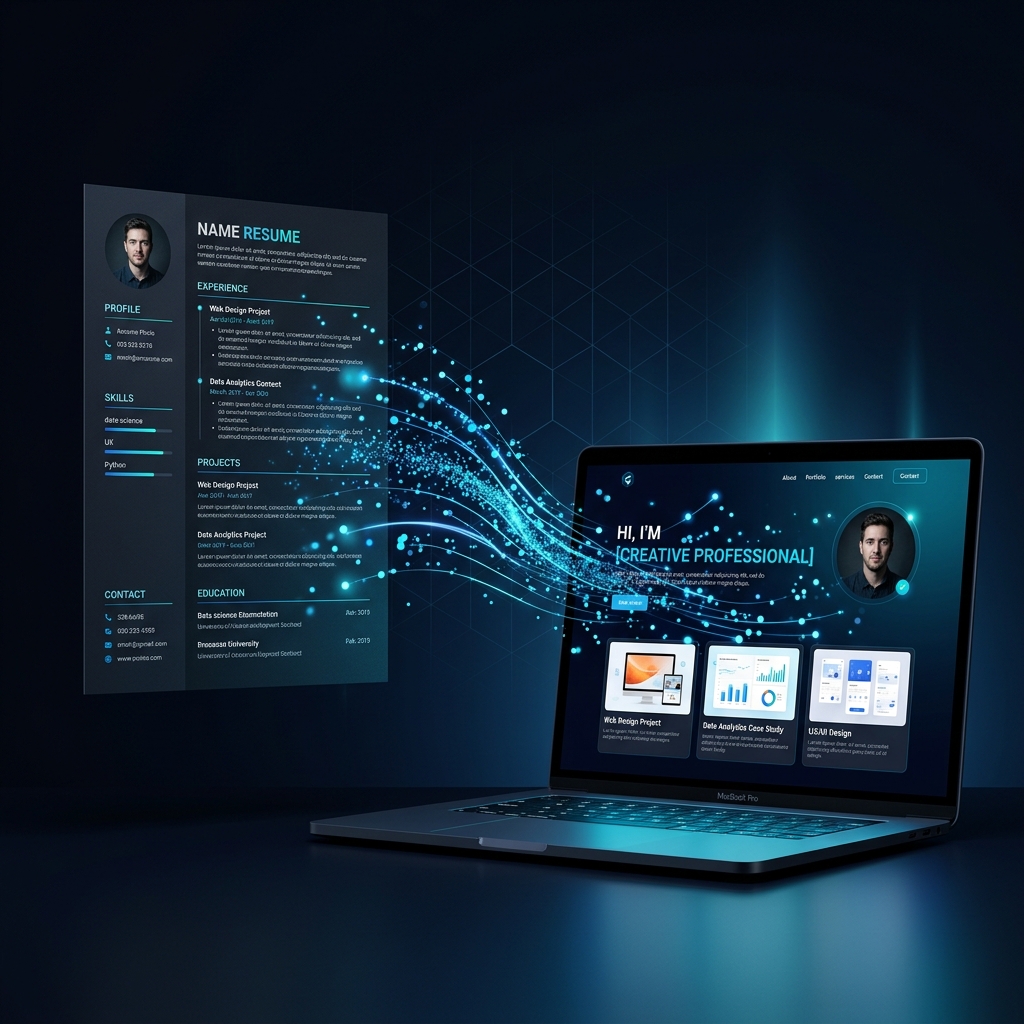 Resume and portfolio workflow